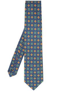 geometric print tie Simeone Napoli