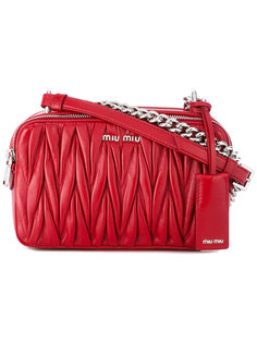 фактурная сумка на плечо Miu Miu