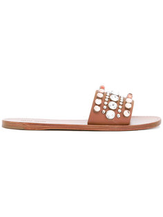 embellished sandals Miu Miu
