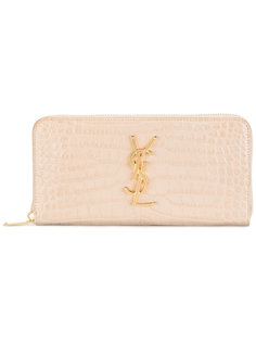 Monogram zip around purse Saint Laurent