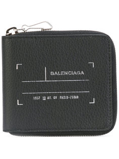 кошелек-визитница с логотипом Balenciaga