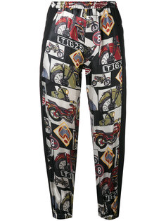 printed cropped trousers  Hache