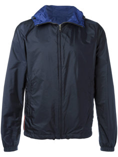 reversible hooded sports jacket Prada