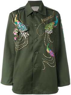 peacock embroidered army jacket  Night Market