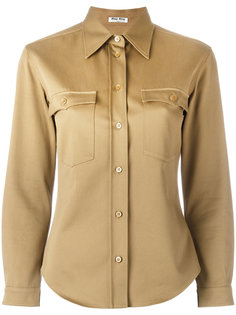 button-up shirt Miu Miu