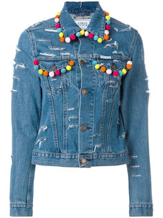 pompom denim jacket Forte Couture