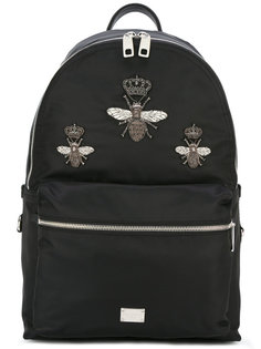рюкзак Volcanoс заплатками в виде пчел Dolce &amp; Gabbana