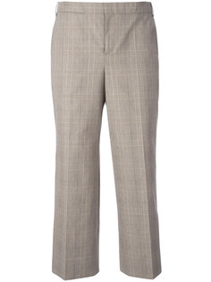 checked cropped trousers Balenciaga