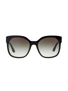 объемные солнцезащитные очки  Prada