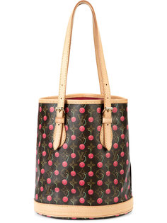monogram cherry print shoulder bag Louis Vuitton Vintage
