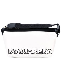 двухцветная косметичка с логотипом Dsquared2