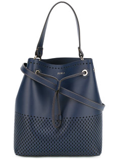 laser-cut bucket tote Furla