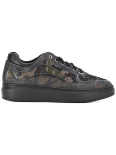 camouflage print sneakers Pollini
