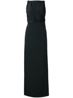 длинное платье с запахом Balenciaga