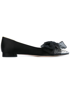 декорированные балетки  Miu Miu