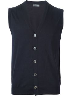 трикотажная безрукавка на пуговицах Drumohr