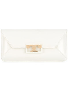 Клатч с золотистой пряжкой Tory Burch