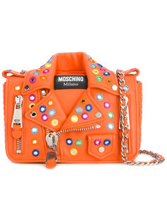 сумка в стиле байкерской куртки Moschino