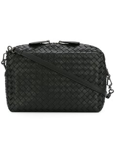 сумка-мессенджер с плетеным дизайном Bottega Veneta