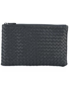 плетеный клатч  Bottega Veneta