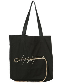сумка-тоут с логотипом Yohji Yamamoto