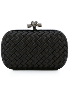 woven knot clutch Bottega Veneta