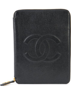 logo clutch Chanel Vintage