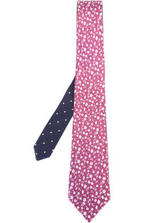 галстук с цветочным узором Canali