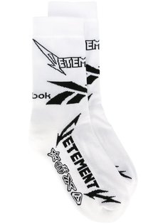 носки с принтом-логотипом Vetements