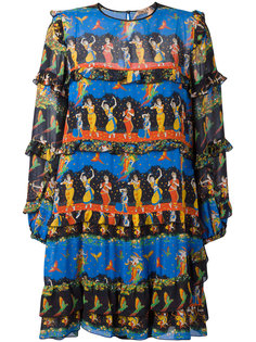 dance print shift dress Nº21