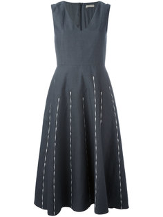 платье с вышивкой Bottega Veneta