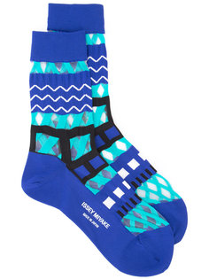 printed socks Issey Miyake