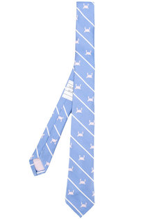 галстук с узором в виде крабов Thom Browne