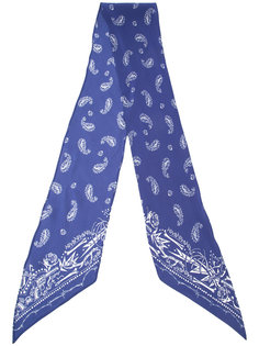 Guns n Rockins printed skinny scarf Rockins