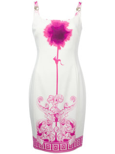 neon print fitted dress Versace Collection