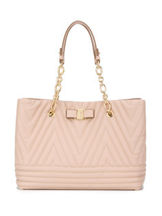 bow detail quilted tote Salvatore Ferragamo