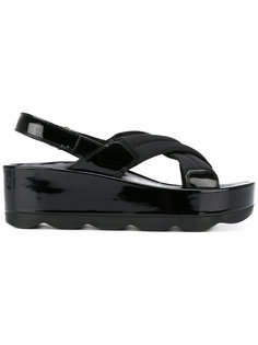 сандалии на платформе Prada