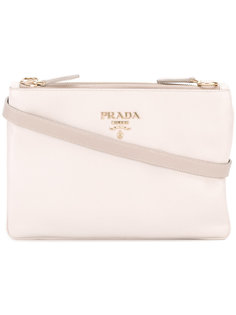 сумка на плечо с молнией Prada