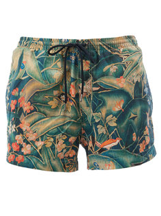 шорты для плавания с растительным рисунком Dries Van Noten