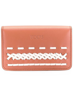 кошелек с плетеной отделкой Tods Tod`S