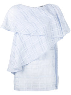 блузка с каскадными оборками Chalayan
