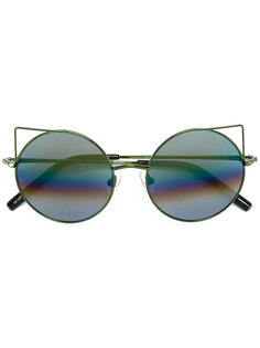 round frame sunglasses  Linda Farrow