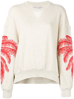 embroidered palm sweatshirt Stella McCartney
