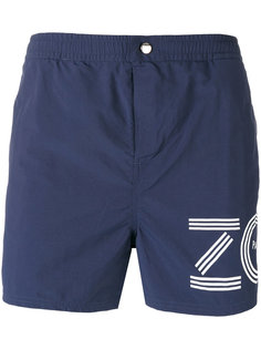 logo print swim shorts Kenzo