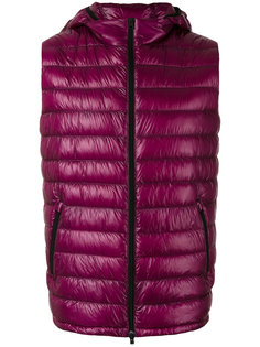 zipped hooded gilet Herno