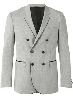patterned double-breasted jacket Tonello