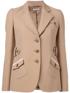 single breasted blazer Miu Miu