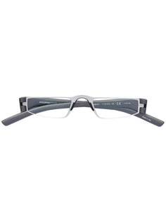 slim square frame glasses Porsche Design