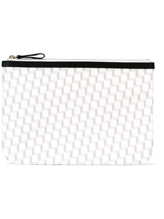 geometric print zipped clutch Pierre Hardy