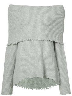 off-the-shoulder oversized sweater Rta
